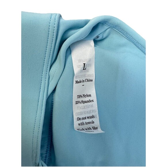 RXRXCOCO Sports‎ Bra for Women Spaghetti Strap Large, Light Blue NWT - Picture 3 of 5